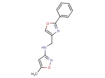 5-methyl-N-[(2-phenyl-1,3-oxazol-4-yl)methyl]-3-isoxazolamine