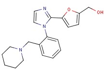 (5-{1-[2-(piperidin-1-ylmethyl)phenyl]-1H-imidazol-2-yl}-2-furyl)methanol