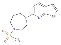 6-[4-(methylsulfonyl)-1,4-diazepan-1-yl]-1H-pyrrolo[2,3-b]pyridine