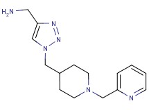 1-(1-{[1-(pyridin-2-ylmethyl)piperidin-4-yl]methyl}-1H-1,2,3-triazol-4-yl)methanamine