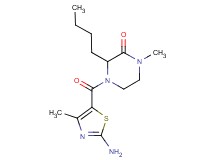 4-[(2-amino-4-methyl-1,3-thiazol-5-yl)carbonyl]-3-butyl-1-methyl-2-piperazinone