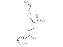 N-[(1-allyl-3-methyl-1H-pyrazol-4-yl)methyl]-1-(1H-1,2,4-triazol-5-yl)ethanamine