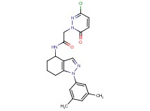 2-(3-chloro-6-oxo-1(6H)-pyridazinyl)-N-[1-(3,5-dimethylphenyl)-4,5,6,7-tetrahydro-1H-indazol-4-yl]acetamide