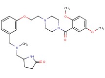 5-{[(3-{2-[4-(2,5-dimethoxybenzoyl)-1-piperazinyl]ethoxy}benzyl)(methyl)amino]methyl}-2-pyrrolidinone