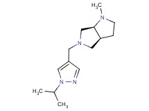 (3aS*,6aS*)-5-[(1-isopropyl-1H-pyrazol-4-yl)methyl]-1-methyloctahydropyrrolo[3,4-b]pyrrole