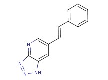 6-[(E)-2-phenylvinyl]-1H-[1,2,3]triazolo[4,5-b]pyridine