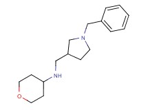 N-[(1-benzylpyrrolidin-3-yl)methyl]tetrahydro-2H-pyran-4-amine