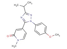4-[3-isopropyl-1-(4-methoxyphenyl)-1H-1,2,4-triazol-5-yl]-1-methylpyridin-2(1H)-one