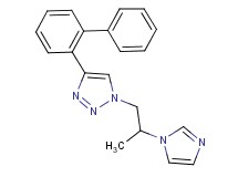 4-biphenyl-2-yl-1-[2-(1H-imidazol-1-yl)propyl]-1H-1,2,3-triazole