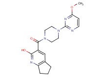3-{[4-(4-methoxy-2-pyrimidinyl)-1-piperazinyl]carbonyl}-6,7-dihydro-5H-cyclopenta[b]pyridin-2-ol