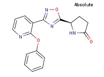 (5S)-5-[3-(2-phenoxy-3-pyridinyl)-1,2,4-oxadiazol-5-yl]-2-pyrrolidinone