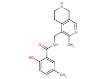 2-hydroxy-5-methyl-N-[(3-methyl-5,6,7,8-tetrahydro-2,7-naphthyridin-4-yl)methyl]benzamide