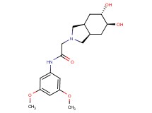2-[(3aR*,5S*,6S*,7aS*)-5,6-dihydroxyoctahydro-2H-isoindol-2-yl]-N-(3,5-dimethoxyphenyl)acetamide