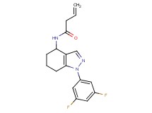 N-[1-(3,5-difluorophenyl)-4,5,6,7-tetrahydro-1H-indazol-4-yl]-3-butenamide