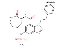 5-[(methylsulfonyl)amino]-N-[(3S)-2-oxo-3-azepanyl]-1-(2-phenylethyl)-1H-benzimidazole-7-carboxamide