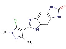 6-(5-chloro-1,3-dimethyl-1H-pyrazol-4-yl)-3,5-dihydroimidazo[4,5-f]benzimidazol-2(1H)-one