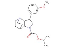 (3R*,3aR*,7aR*)-1-(isopropoxyacetyl)-3-(3-methoxyphenyl)octahydro-4,7-ethanopyrrolo[3,2-b]pyridine
