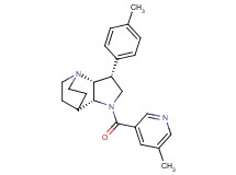 (3R*,3aR*,7aR*)-3-(4-methylphenyl)-1-[(5-methylpyridin-3-yl)carbonyl]octahydro-4,7-ethanopyrrolo[3,2-b]pyridine