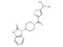 1-{1-[(5-isopropylisoxazol-3-yl)carbonyl]piperidin-4-yl}-1,3-dihydro-2H-benzimidazol-2-one
