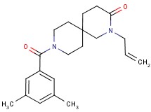 2-allyl-9-(3,5-dimethylbenzoyl)-2,9-diazaspiro[5.5]undecan-3-one