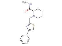N-methyl-1-[(4-phenyl-1,3-thiazol-2-yl)methyl]piperidine-2-carboxamide