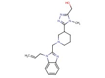 (5-{1-[(1-allyl-1H-benzimidazol-2-yl)methyl]piperidin-3-yl}-4-methyl-4H-1,2,4-triazol-3-yl)methanol