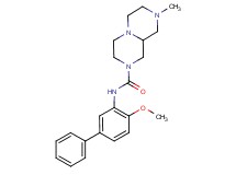 N-(4-methoxybiphenyl-3-yl)-8-methyloctahydro-2H-pyrazino[1,2-a]pyrazine-2-carboxamide