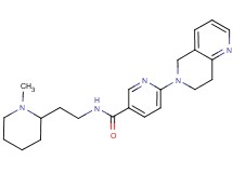 6-(7,8-dihydro-1,6-naphthyridin-6(5H)-yl)-N-[2-(1-methylpiperidin-2-yl)ethyl]nicotinamide