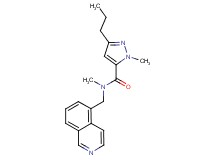 N-(5-isoquinolinylmethyl)-N,1-dimethyl-3-propyl-1H-pyrazole-5-carboxamide