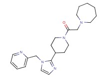 1-(2-oxo-2-{4-[1-(pyridin-2-ylmethyl)-1H-imidazol-2-yl]piperidin-1-yl}ethyl)azepane