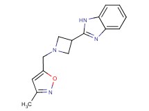 2-{1-[(3-methylisoxazol-5-yl)methyl]azetidin-3-yl}-1H-benzimidazole