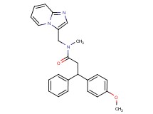 N-(imidazo[1,2-a]pyridin-3-ylmethyl)-3-(4-methoxyphenyl)-N-methyl-3-phenylpropanamide