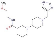 1'-(1H-imidazol-4-ylmethyl)-N-(2-methoxyethyl)-1,4'-bipiperidine-3-carboxamide