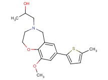 1-[9-methoxy-7-(5-methyl-2-thienyl)-2,3-dihydro-1,4-benzoxazepin-4(5H)-yl]propan-2-ol