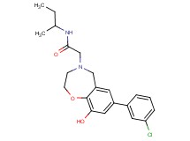 N-(sec-butyl)-2-[7-(3-chlorophenyl)-9-hydroxy-2,3-dihydro-1,4-benzoxazepin-4(5H)-yl]acetamide