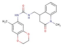 N-(7-methyl-2,3-dihydro-1,4-benzodioxin-6-yl)-N'-[(1-methyl-2-oxo-1,2,3,4-tetrahydroquinolin-4-yl)methyl]urea