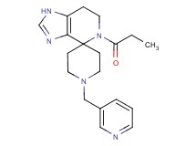 5-propionyl-1'-(pyridin-3-ylmethyl)-1,5,6,7-tetrahydrospiro[imidazo[4,5-c]pyridine-4,4'-piperidine]