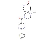 1-methyl-4-{[2-(2-thienyl)pyrimidin-5-yl]carbonyl}-1,4,9-triazaspiro[5.6]dodecan-10-one