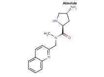 (2S,4R)-4-amino-N-methyl-N-(quinolin-2-ylmethyl)pyrrolidine-2-carboxamide