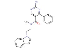 2-amino-N-[2-(1H-indol-1-yl)ethyl]-N-methyl-4-phenylpyrimidine-5-carboxamide