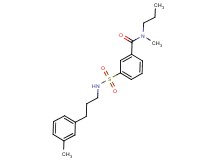 N-methyl-3-({[3-(3-methylphenyl)propyl]amino}sulfonyl)-N-propylbenzamide