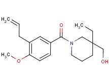 [1-(3-allyl-4-methoxybenzoyl)-3-ethyl-3-piperidinyl]methanol