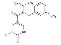 5-chloro-N-isopropyl-N-(3-methylbenzyl)-6-oxo-1,6-dihydropyridine-3-carboxamide