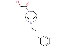 2-oxo-2-[(1S*,5R*)-3-(3-phenylpropyl)-3,6-diazabicyclo[3.2.2]non-6-yl]ethanol