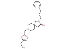 8-[(5-ethyl-1,3,4-oxadiazol-2-yl)methyl]-2-(3-phenylpropyl)-2,8-diazaspiro[4.5]decan-3-one