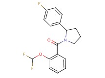 1-[2-(difluoromethoxy)benzoyl]-2-(4-fluorophenyl)pyrrolidine