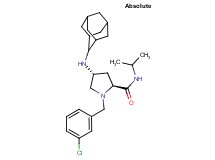 (4R)-4-(2-adamantylamino)-1-(3-chlorobenzyl)-N-isopropyl-L-prolinamide