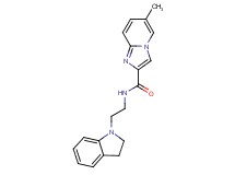 N-[2-(2,3-dihydro-1H-indol-1-yl)ethyl]-6-methylimidazo[1,2-a]pyridine-2-carboxamide