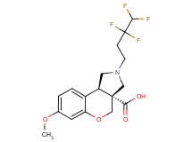 (3aR*,9bR*)-7-methoxy-2-(3,3,4,4-tetrafluorobutyl)-1,2,3,9b-tetrahydrochromeno[3,4-c]pyrrole-3a(4H)-carboxylic acid