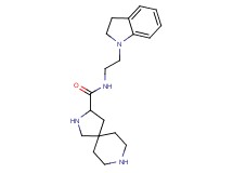 N-[2-(2,3-dihydro-1H-indol-1-yl)ethyl]-2,8-diazaspiro[4.5]decane-3-carboxamide dihydrochloride